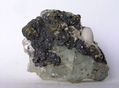 Fluorit, sfalerit, kalcit - Naica, Chihuahua, Mexiko